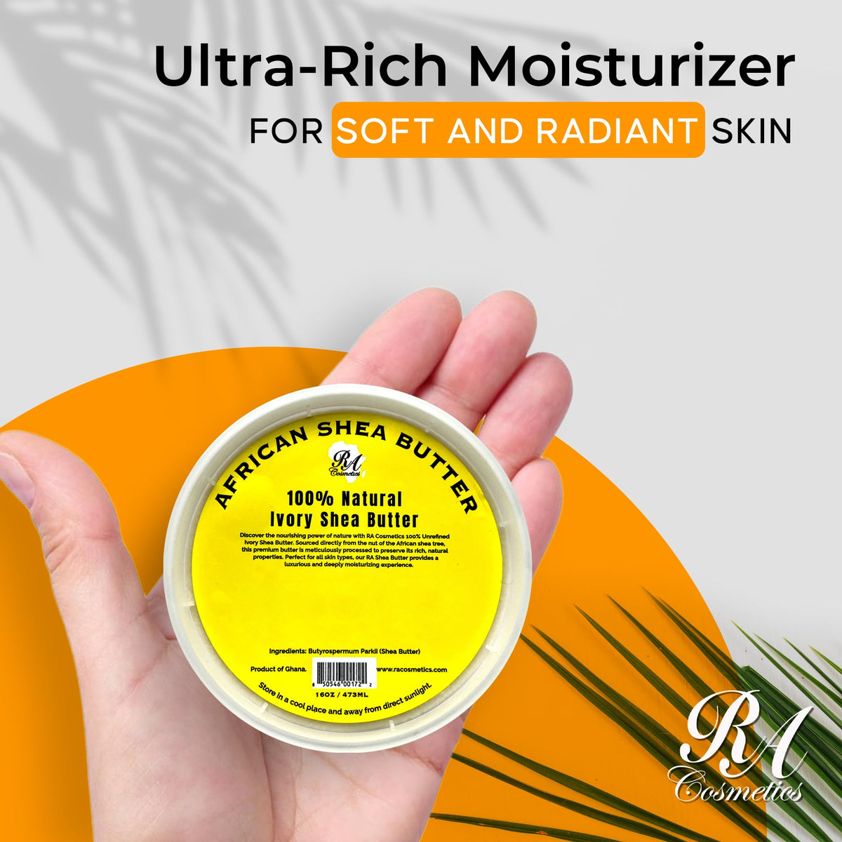 RA COSMETICS whipped texture closeup demonstrating creamy spreadability