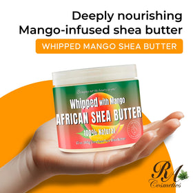 RA COSMETICS whipped shea close-up highlighting airy texture for faster absorption