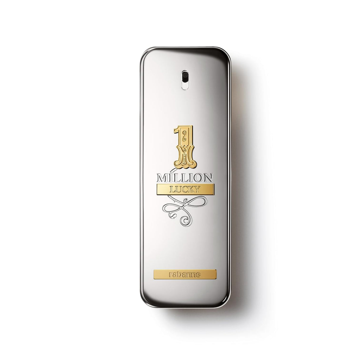 Rabanne 1 Million Lucky front bottle showing gold bar design and instant appeal