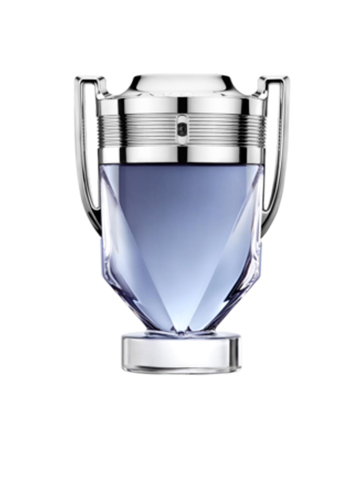 Rabanne Invictus front bottle view showing sleek trophy design and bold presence