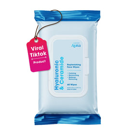 Radiant Aura front packaging displaying product name and 60-count convenience