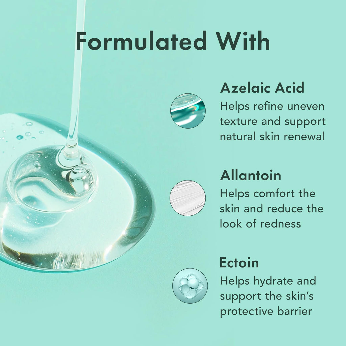 Rael label detail with ingredient highlights for informed purchase decision