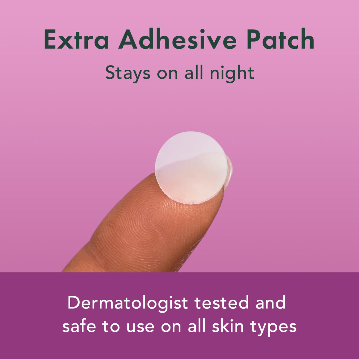 Rael hydrocolloid close-up showing texture and gentle absorbent surface for spots