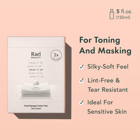 Rael close-up showing pad texture and soft absorbency benefit
