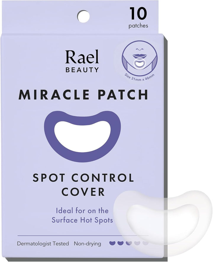 Rael front packaging showing Miracle Spot Control and 10-count convenience