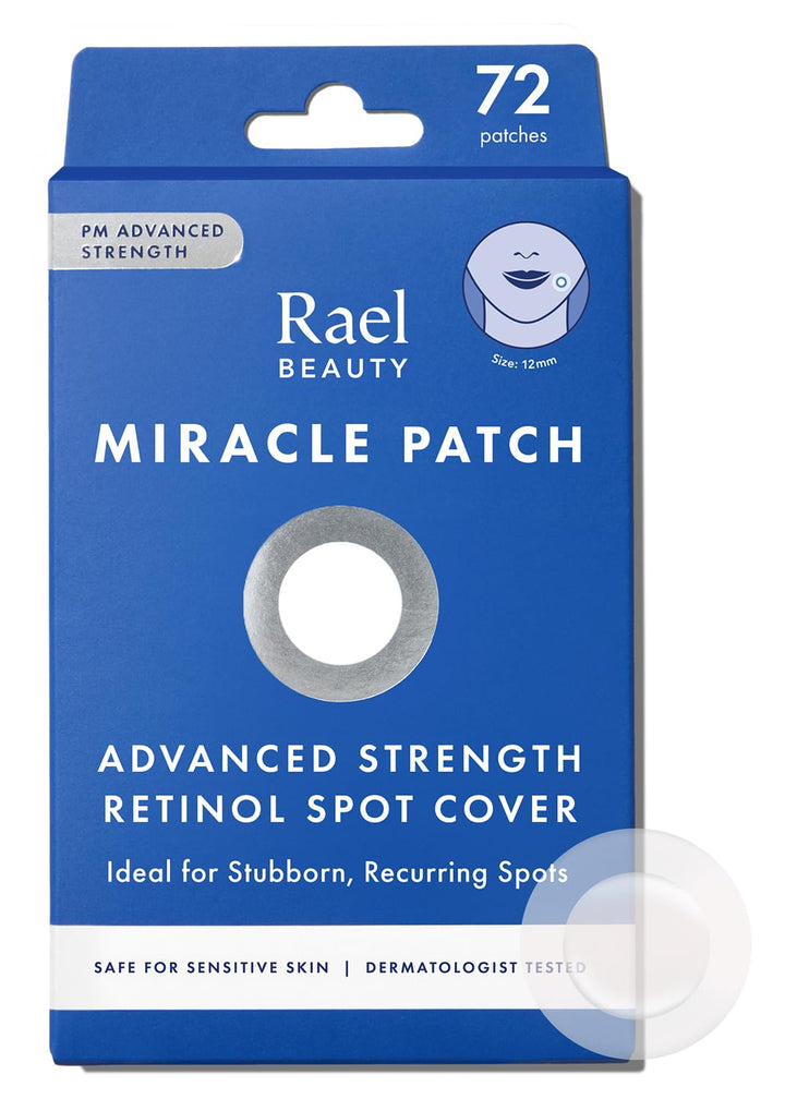 Rael front packaging showing 72-count box and product benefit