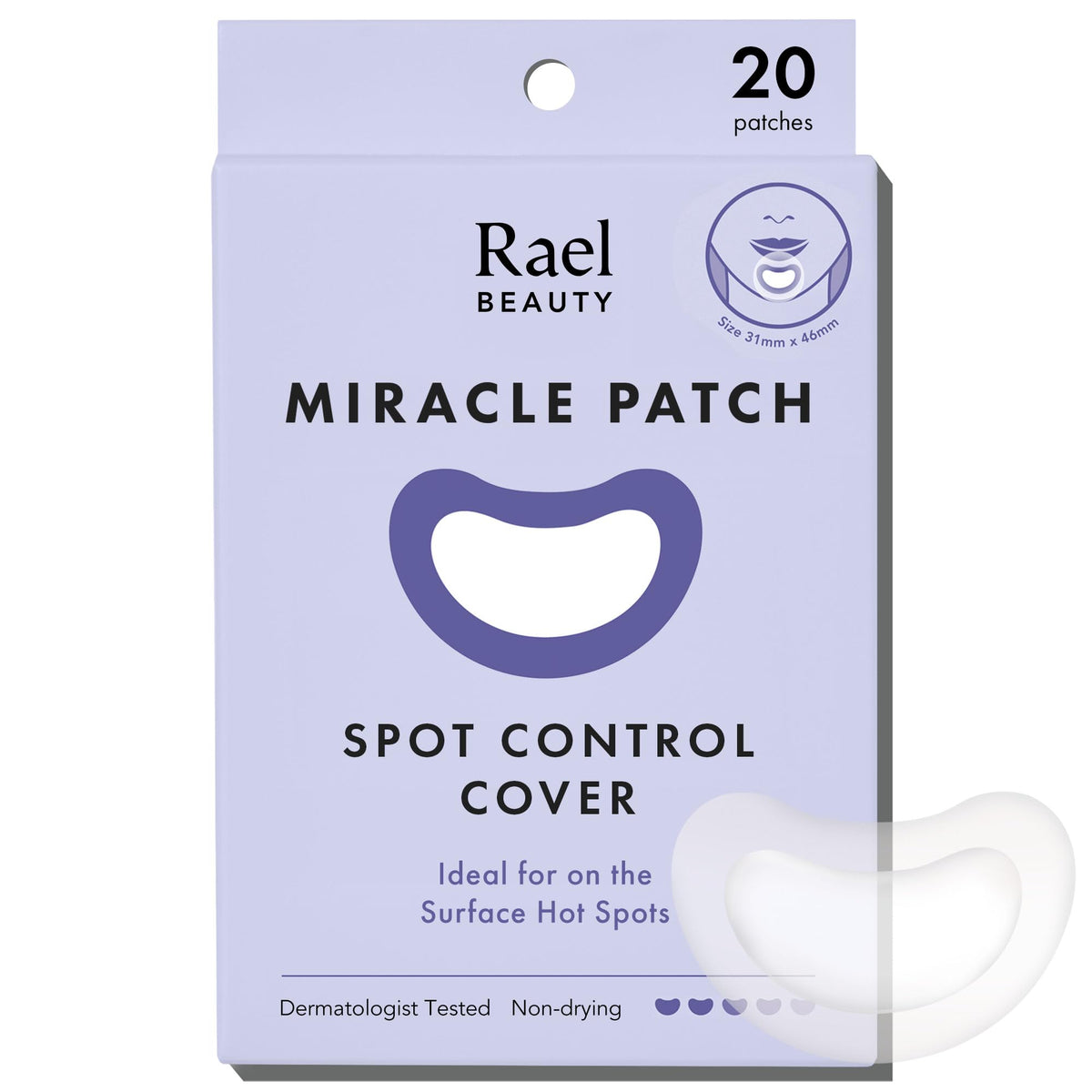 Rael front packaging showing product name and quantity benefiting quick identification