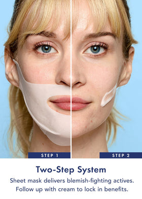 Rael chin mask close-up texture highlighting gentle retinol delivery