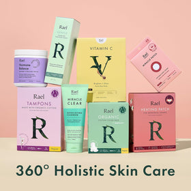 Rael mask staged in bathroom lifestyle for at-home pampering