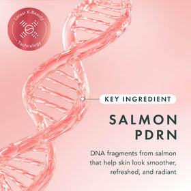 Rael serum pouring to show lightweight hydrating formula and absorption