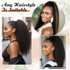 Rafabcici lifestyle shot of woman wearing ponytail for an everyday polished look
