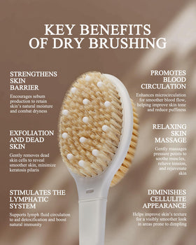 Rafow wild boar bristles close-up delivering firm exfoliation benefit