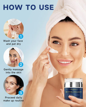Ragkun ingredient display with retinol collagen and hyaluronic acid