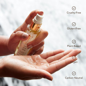 Rahua botanical oils and gardenia representing Amazon-sourced ingredients and sustainability