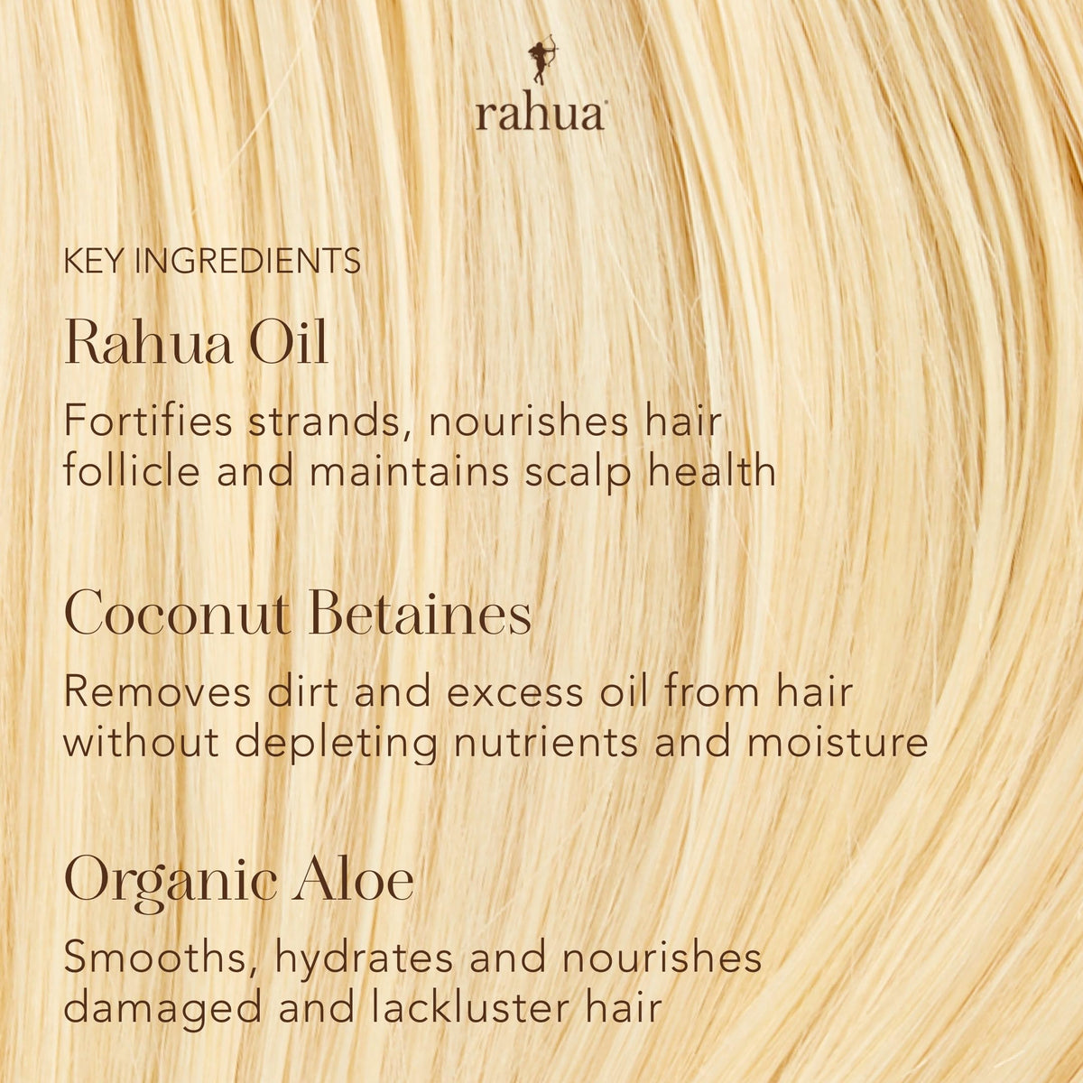 Rahua creamy conditioner texture demonstrating lightweight hydration and slip