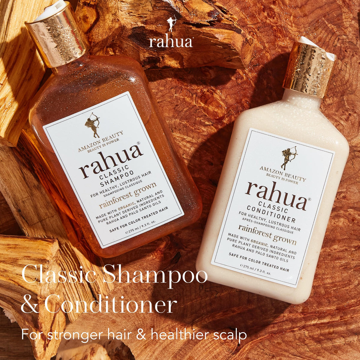 Rahua conditioner being applied to a single hair strand to show detangling