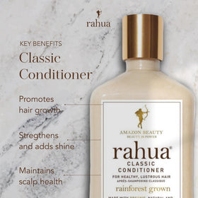 Rahua label close-up highlighting ingredients and organic sourcing benefits