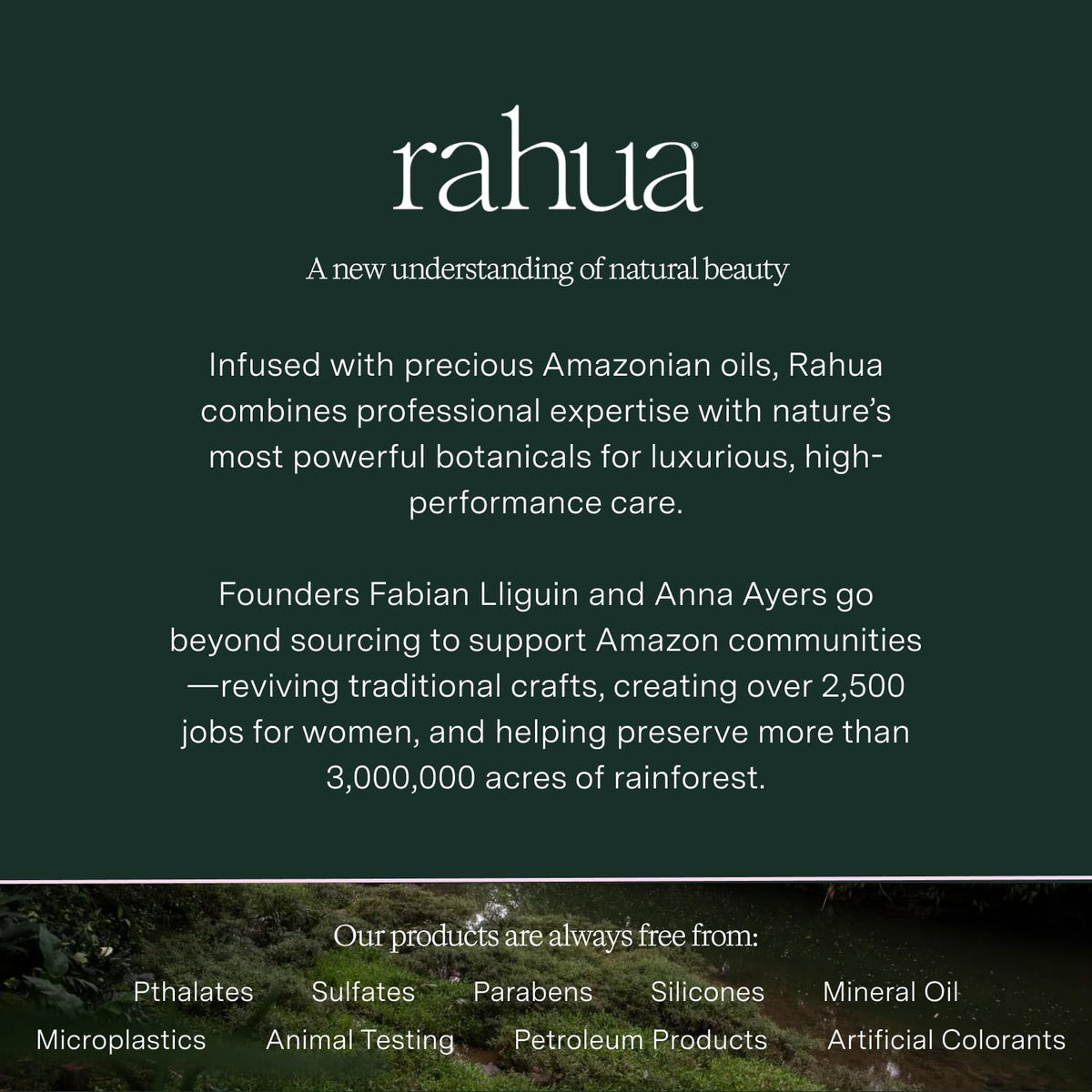 Rahua conditioner staged in bathroom for a spa-like self-care feel