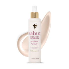 rahua front packaging shows bottle and label promoting lightweight detangling