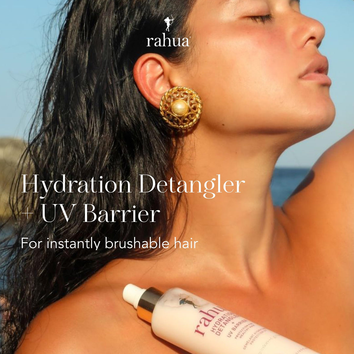 rahua key ingredients display of morete oil and mango for UV protection