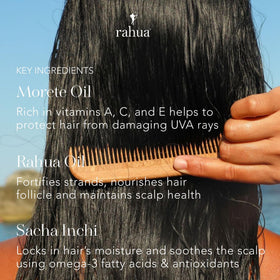 rahua mist on wet hair delivering instant slip and easier brushing