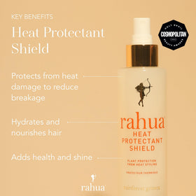Rahua label close-up highlighting ingredients and silicone-free claim for transparency