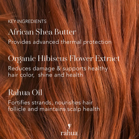 Rahua spray action misting fine droplets for even heat protection during styling