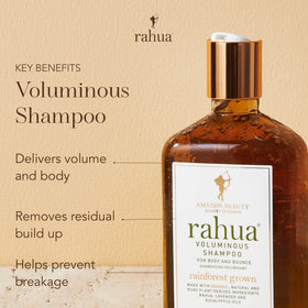 Rahua creamy lather texture illustrating gentle cleansing