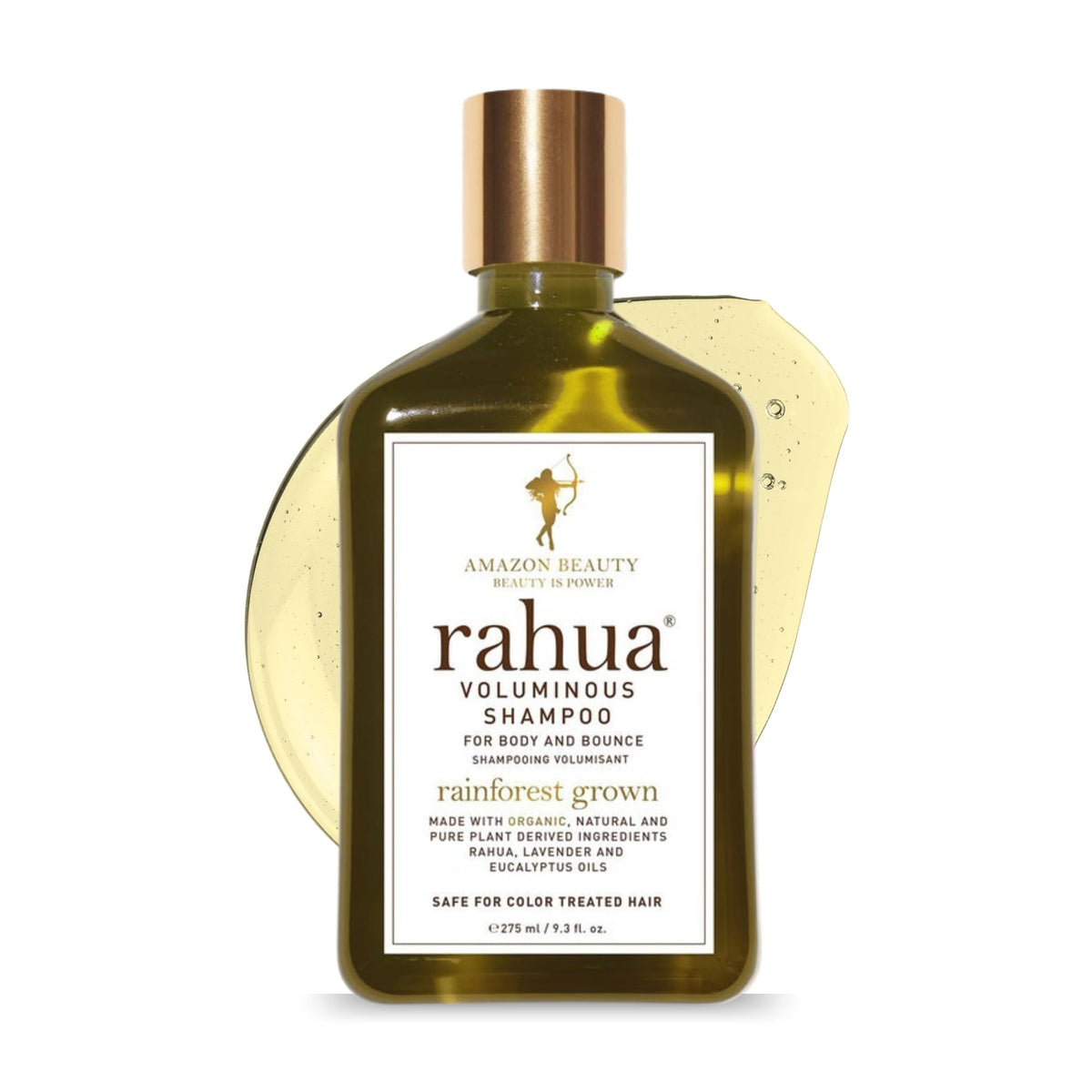 Rahua front bottle showing label and volumizing benefit