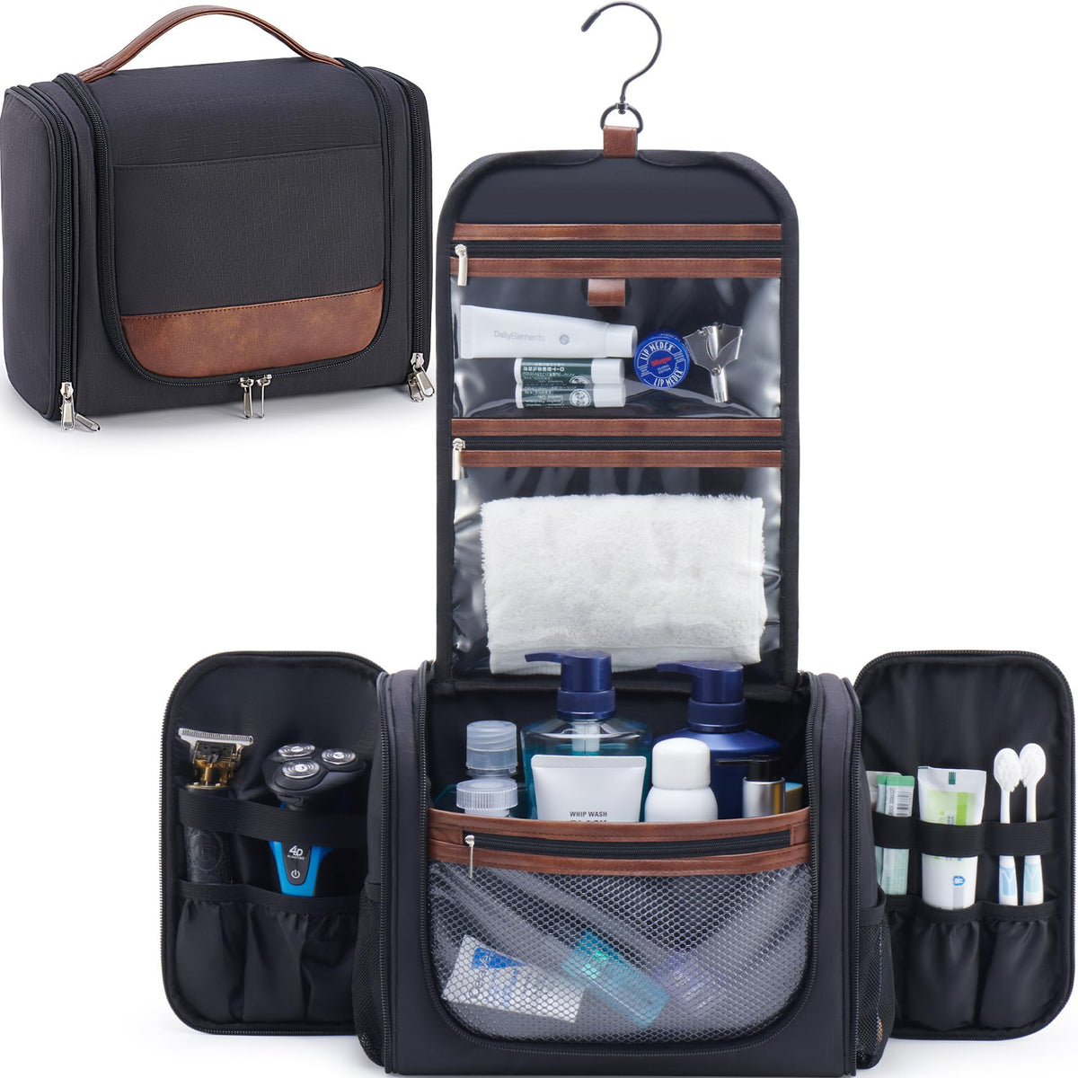 Ralnitote front view showing organized compartments and travel-ready design