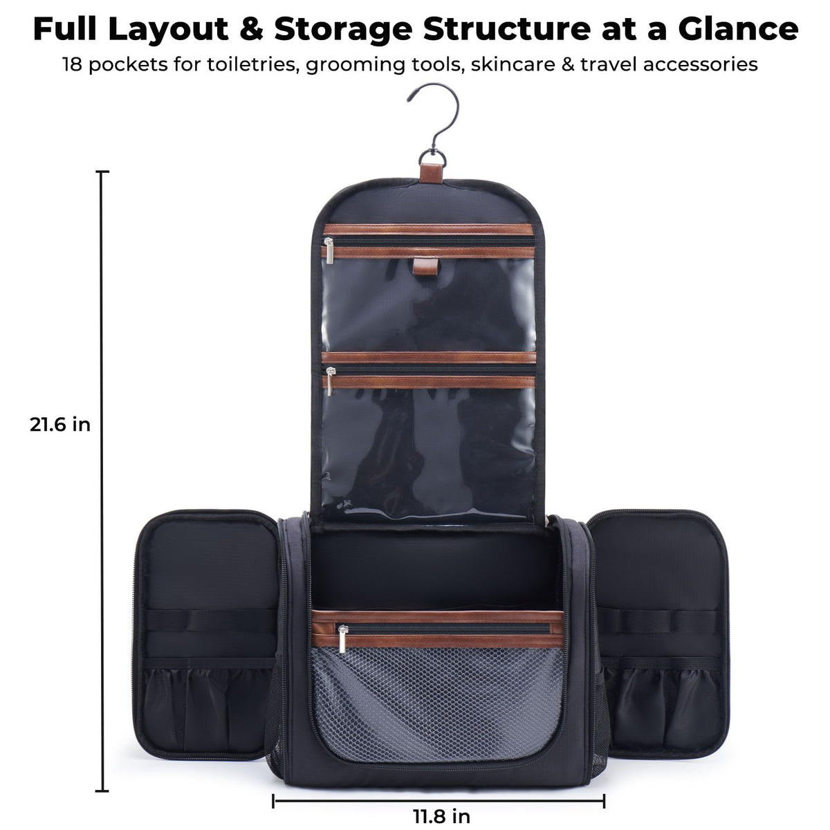 Ralnitote hanging in bathroom demonstrating tidy storage and easy access