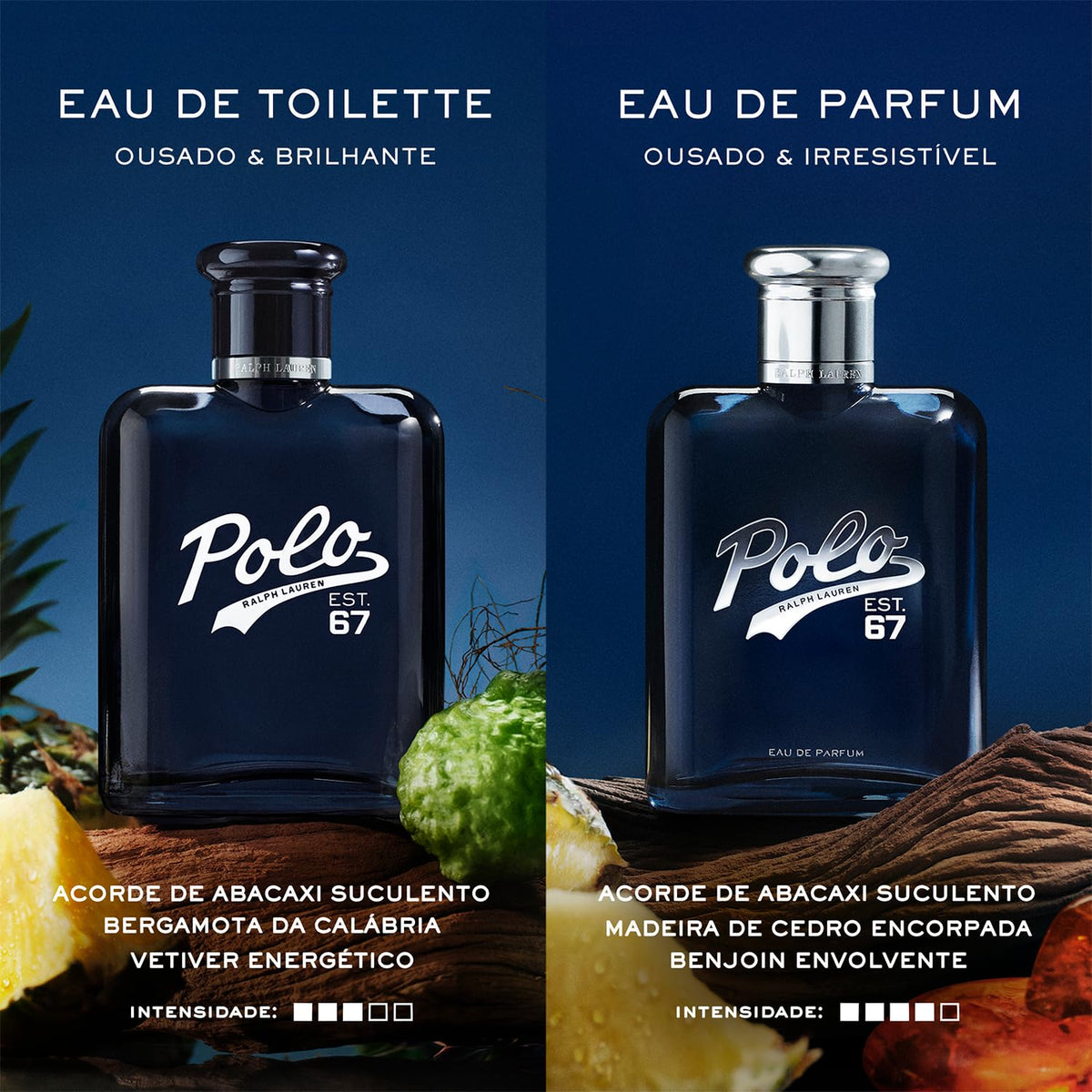 RALPH LAUREN FRAGRANCES Polo 67 benzoin resin detail communicating sweet, lasting depth