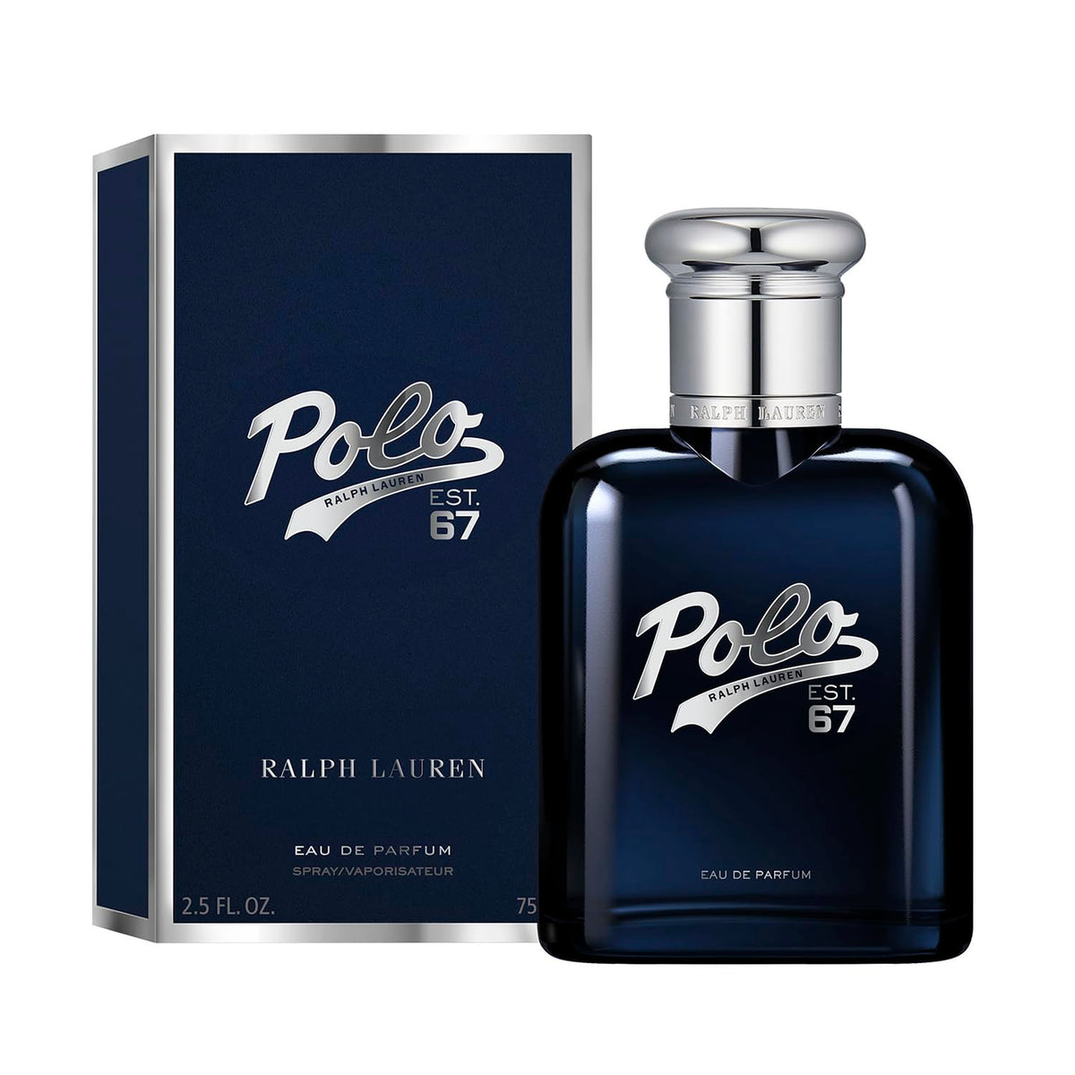 RALPH LAUREN FRAGRANCES Polo 67 cap and spray in close-up showing premium finish