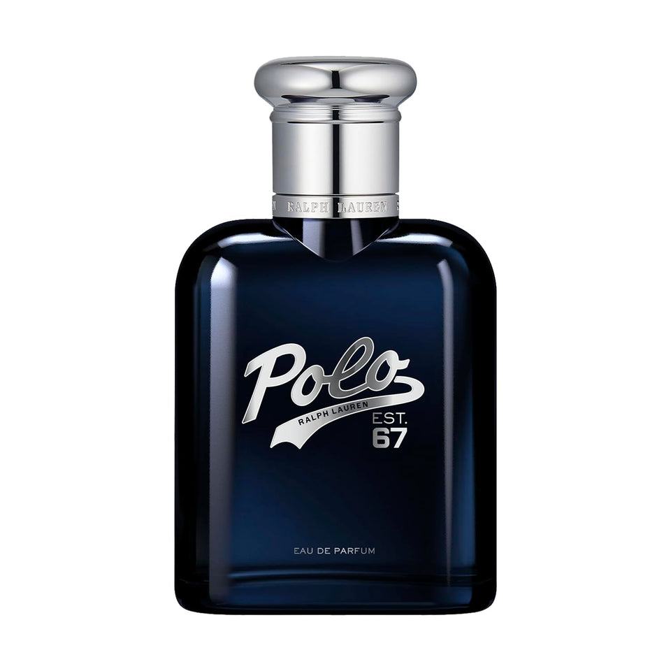 RALPH LAUREN FRAGRANCES Polo 67 bottle front view highlighting sleek packaging and presence