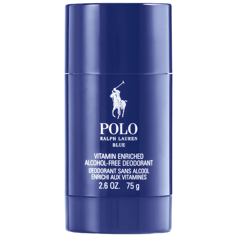 RALPH LAUREN FRAGRANCES Polo Blue front packaging showing sleek travel-ready stick and branding
