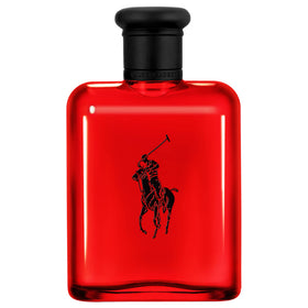 RALPH LAUREN FRAGRANCES Polo Red front bottle showcasing bold red finish and confident design