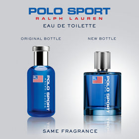 RALPH LAUREN FRAGRANCES 3.4 oz next to everyday items showing portable size