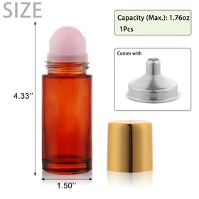 RAMFIYN pink crystal roller closeup showing smooth precise application