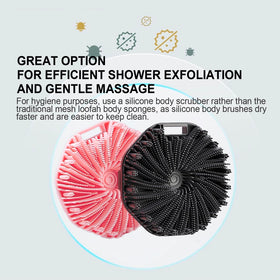 RamPula producing rich foam with shower gel for efficient cleansing