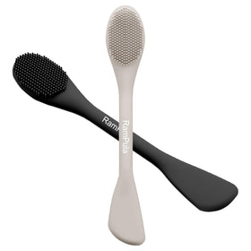 RamPula front view of double-ended applicator showing sleek black starlight finish and hygiene benefits