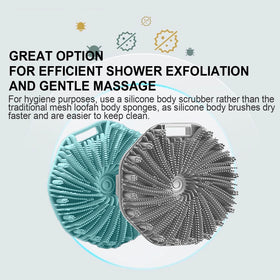 RamPula in-shower use demonstrating effective cleaning after workouts