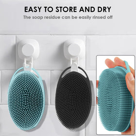 RamPula scalp massager side clearing buildup and improving shampoo distribution