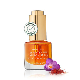 RANAVAT BOTANICS front packaging showing compact brightening serum bottle benefiting clarity