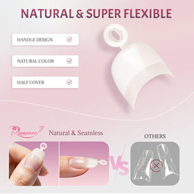 ranrose application demo on hands showing natural short look benefit