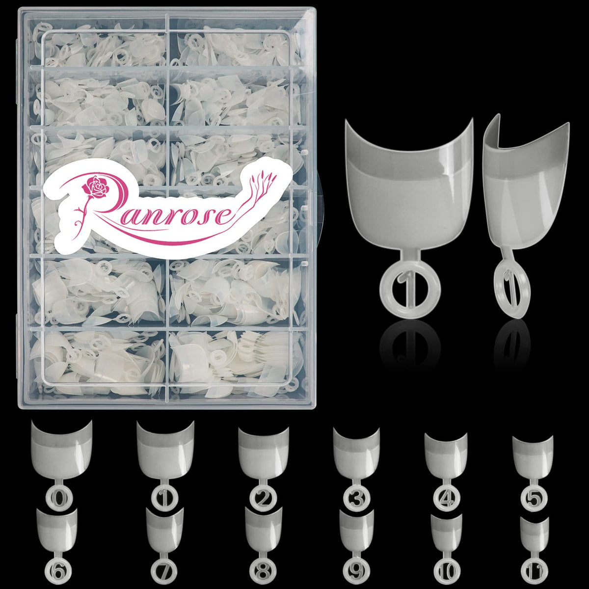 ranrose front packaging showing full 600pcs kit and organization benefit