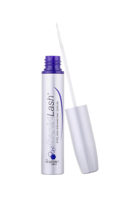 RapidLash front tube view showing sleek packaging and travel size benefit