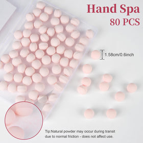 RAQEHO close-up of one rose soak ball texture, clear view for portability benefit