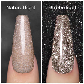 RARJSM brush close-up showing glitter texture and smooth application