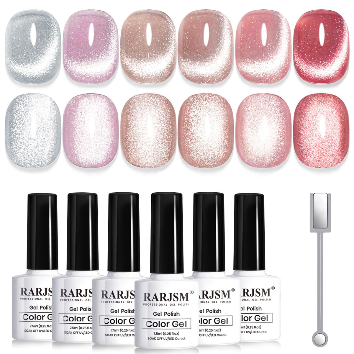 RARJSM front packaging showing six bottles and magnet stick, perfect starter kit