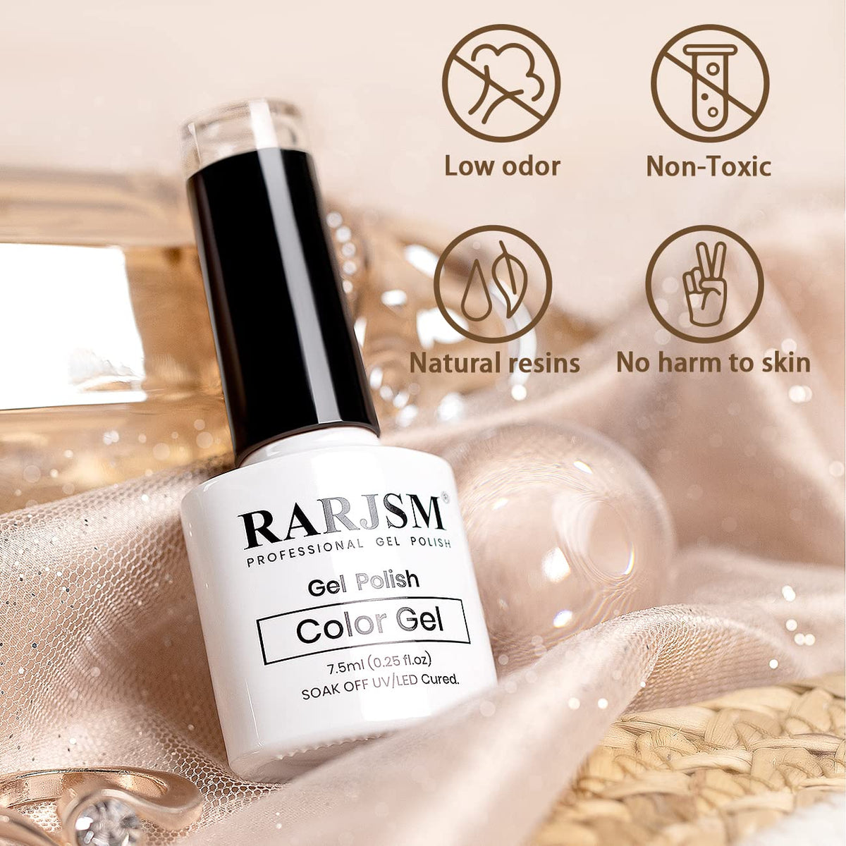 RARJSM hand styled with winter outfit highlighting polished nails